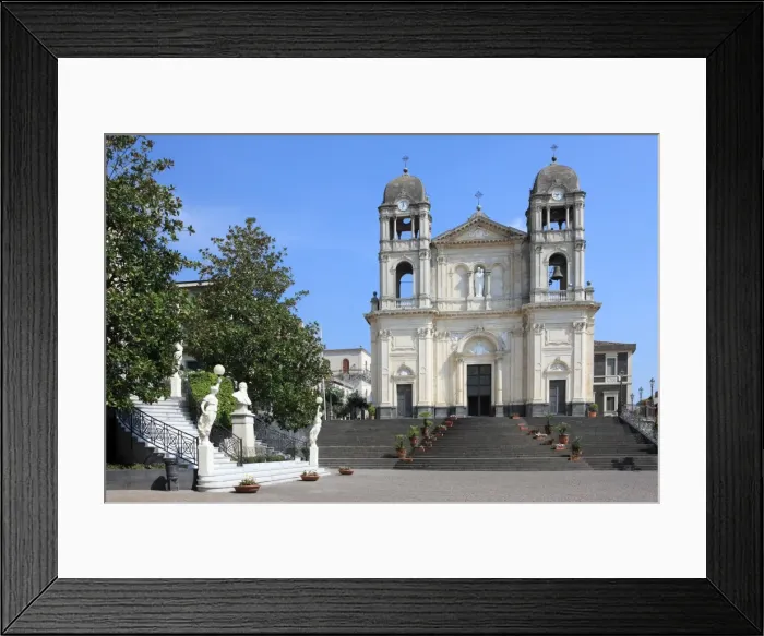 Framed Print : Duomo, Zafferana Etnea, Sicily, Italy, Europe Framed Print : Duomo, Zafferana Etnea, Sicily, Italy, Europe