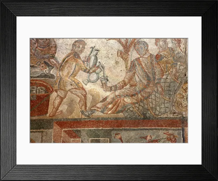 Framed Print : Mosaic, Villa Romana del Tellaro, Noto, Sicily, Italy, Europe Framed Print : Mosaic, Villa Romana del Tellaro, Noto, Sicily, Italy, Europe