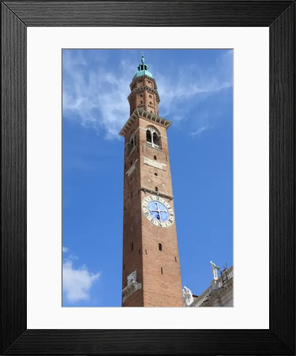 Framed Print : Palladian belltower, Vicenza, Veneto, Italy, Europe Framed Print : Palladian belltower, Vicenza, Veneto, Italy, Europe