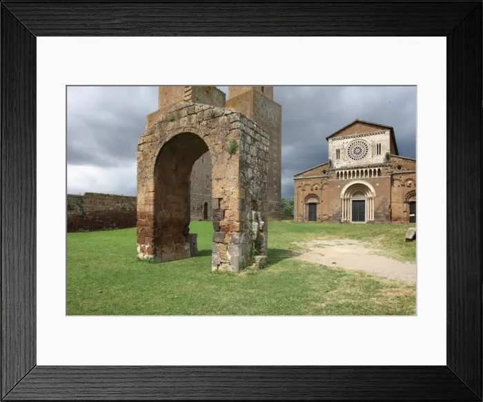Framed Print : St Peter Church, Tuscania, Viterbo, Lazio, Italy, Europe Framed Print : St Peter Church, Tuscania, Viterbo, Lazio, Italy, Europe