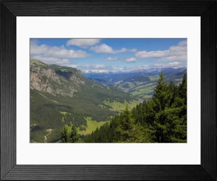 Framed Print : View from Col Alto, Corvara, Badia Valley, Bolzano Province, Trentino-Alto Adige / South Tyrol, Italian Dolomites, Italy, Europe Framed Print : View from Col Alto, Corvara, Badia Valley, Bolzano Province, Trentino-Alto Adige / South Tyrol, Italian Dolomites, Italy, Europe