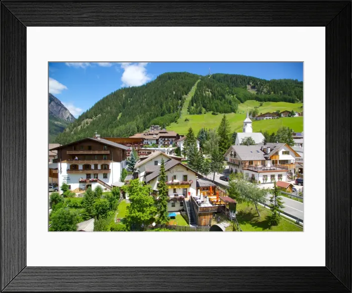Framed Print : View of Corvara, Badia Valley, Bolzano Province, Trentino-Alto Adige / South Tyrol, Italian Dolomites, Italy, Europe Framed Print : View of Corvara, Badia Valley, Bolzano Province, Trentino-Alto Adige / South Tyrol, Italian Dolomites, Italy, Europe