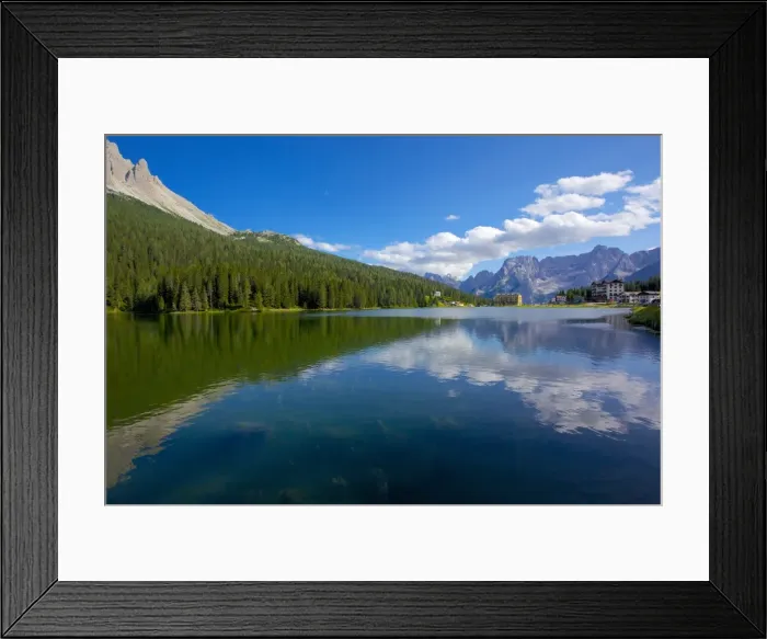 Framed Print : Lago di Misurina, Belluno Province, Veneto, Italian Dolomites, Italy, Europe Framed Print : Lago di Misurina, Belluno Province, Veneto, Italian Dolomites, Italy, Europe