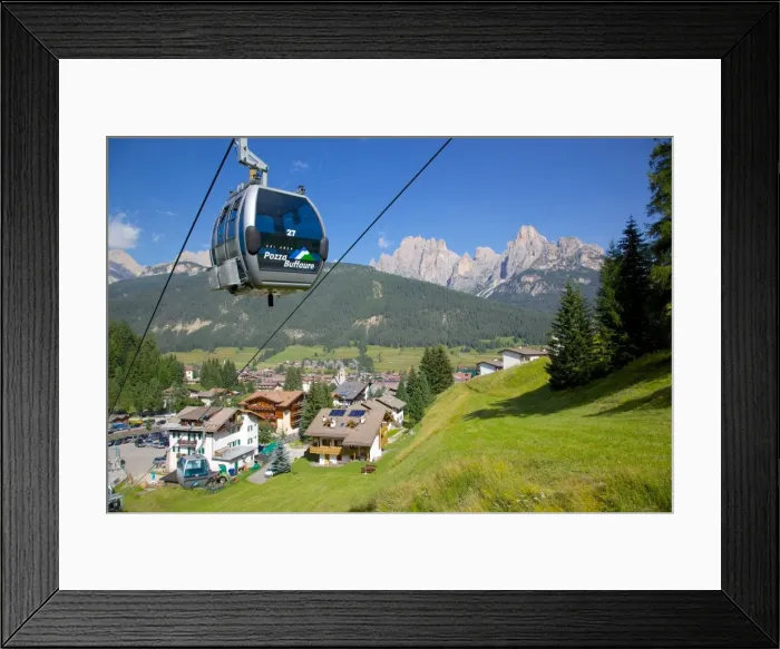 Framed Print : Cable car, Pozza di Fassa, Fassa Valley, Trento Province, Trentino-Alto Adige / South Tyrol, Italian Dolomites, Italy, Europe Framed Print : Cable car, Pozza di Fassa, Fassa Valley, Trento Province, Trentino-Alto Adige / South Tyrol, Italian Dolomites, Italy, Europe