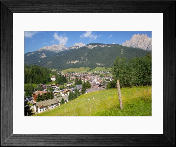 Framed Print : View over town, Pozza di Fassa, Fassa Valley, Trento Province, Trentino-Alto Adige / South Tyrol, Italian Dolomites, Italy, Europe Framed Print : View over town, Pozza di Fassa, Fassa Valley, Trento Province, Trentino-Alto Adige / South Tyrol, Italian Dolomites, Italy, Europe