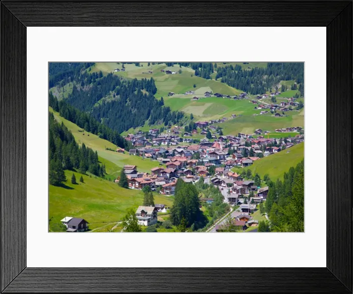 Framed Print : View over town, Selva Gardena, Gardena Valley, Bolzano Province, Trentino-Alto Adige / South Tyrol, Italian Dolomites, Italy, Europe Framed Print : View over town, Selva Gardena, Gardena Valley, Bolzano Province, Trentino-Alto Adige / South Tyrol, Italian Dolomites, Italy, Europe