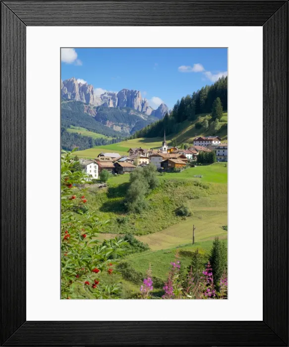 Framed Print : Moena, Fassa Valley, Trento Province, Trentino-Alto Adige / South Tyrol, Italian Dolomites, Italy, Europe Framed Print : Moena, Fassa Valley, Trento Province, Trentino-Alto Adige / South Tyrol, Italian Dolomites, Italy, Europe