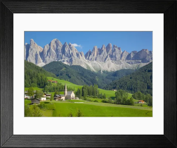 Framed Print : Church, Val di Funes, Bolzano Province, Trentino-Alto Adige / South Tyrol, Italian Dolomites, Italy, Europe Framed Print : Church, Val di Funes, Bolzano Province, Trentino-Alto Adige / South Tyrol, Italian Dolomites, Italy, Europe