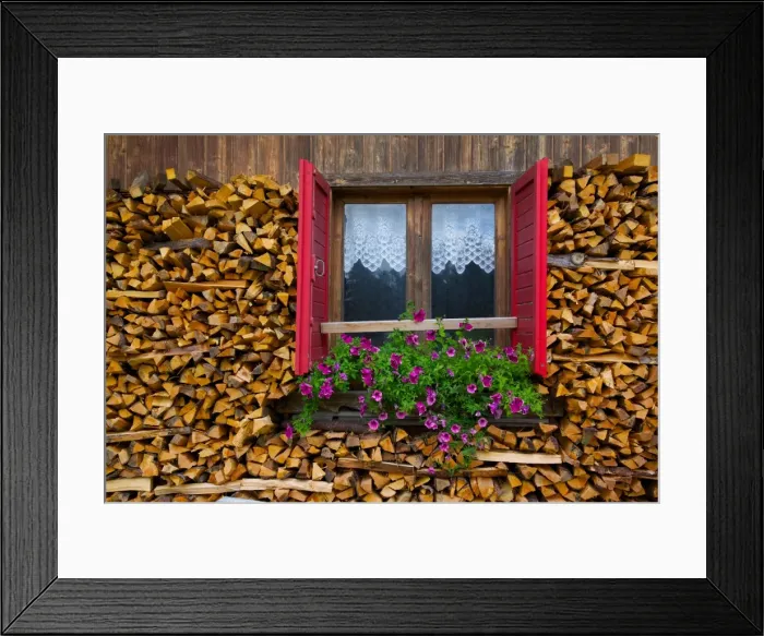 Framed Print : Firewood, Vigo di Fassa, Fassa Valley, Trento Province, Trentino-Alto Adige / South Tyrol, Italian Dolomites, Italy, Europe Framed Print : Firewood, Vigo di Fassa, Fassa Valley, Trento Province, Trentino-Alto Adige / South Tyrol, Italian Dolomites, Italy, Europe