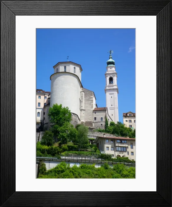Framed Print : Duomo of San Martino and Juvarra bell tower, Belluno, Province of Belluno, Veneto, Italy, Europe Framed Print : Duomo of San Martino and Juvarra bell tower, Belluno, Province of Belluno, Veneto, Italy, Europe