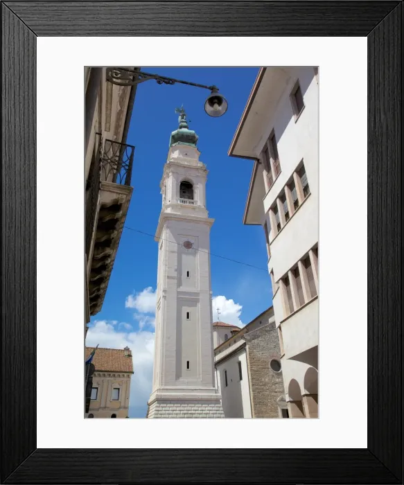 Framed Print : Duomo of San Martino Belltower, Piazza dei Duomo, Belluno, Province of Belluno, Veneto, Italy, Europe Framed Print : Duomo of San Martino Belltower, Piazza dei Duomo, Belluno, Province of Belluno, Veneto, Italy, Europe