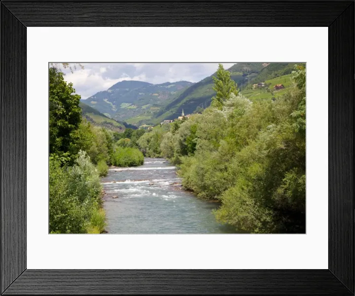Framed Print : Talfer River from Ponte Talvera, Bolzano, Bolzano Province, Trentino-Alto Adige, Italy, Europe Framed Print : Talfer River from Ponte Talvera, Bolzano, Bolzano Province, Trentino-Alto Adige, Italy, Europe