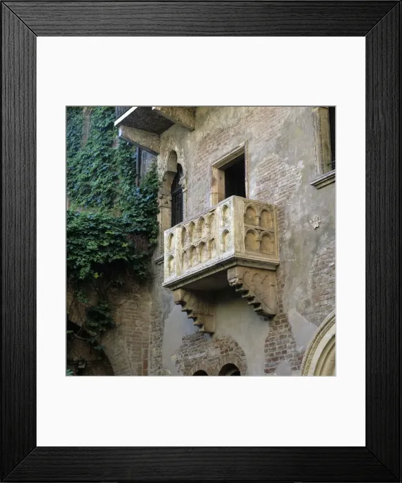 Framed Print : Juliets balcony, Verona, UNESCO World Heritage Site, Veneto, Italy, Europe Framed Print : Juliets balcony, Verona, UNESCO World Heritage Site, Veneto, Italy, Europe