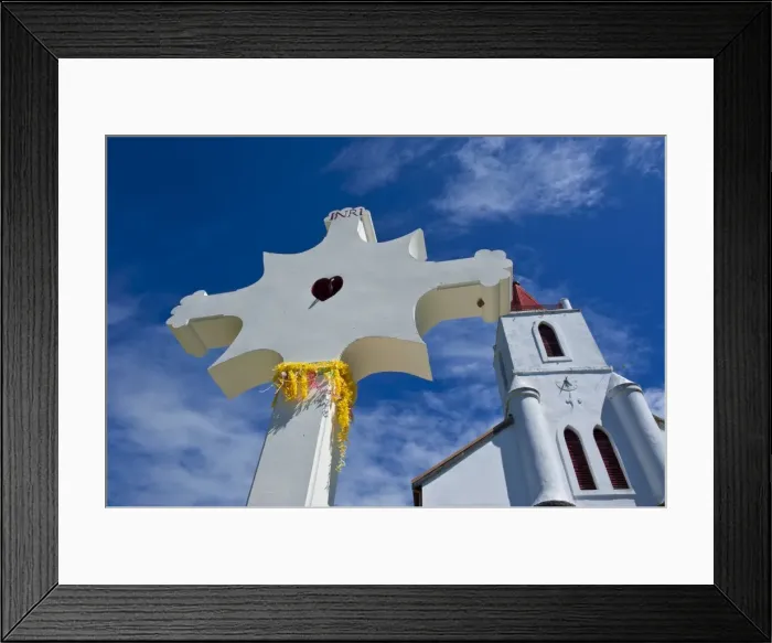 Framed Print : Church near Pouebo on the east coast of Grande Terre, New Caledonia, Melanesia, South Pacific, Pacific Framed Print : Church near Pouebo on the east coast of Grande Terre, New Caledonia, Melanesia, South Pacific, Pacific