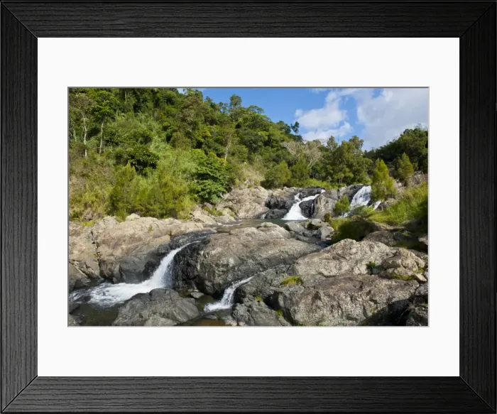 Framed Print : Waterfalls of Ciu on the east coast of Grande Terre, New Caledonia, Melanesia, South Pacific, Pacific Framed Print : Waterfalls of Ciu on the east coast of Grande Terre, New Caledonia, Melanesia, South Pacific, Pacific