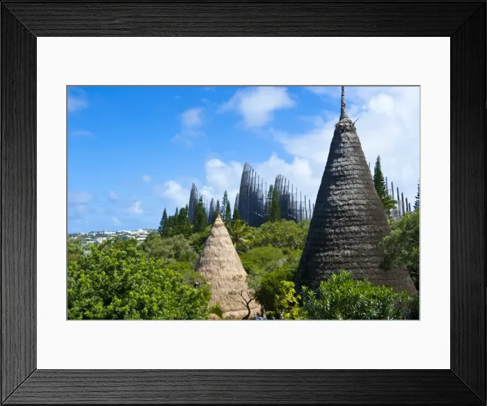 Framed Print : Tjibaou cultural center in Noumea, New Caledonia, Melanesia, South Pacific, Pacific Framed Print : Tjibaou cultural center in Noumea, New Caledonia, Melanesia, South Pacific, Pacific