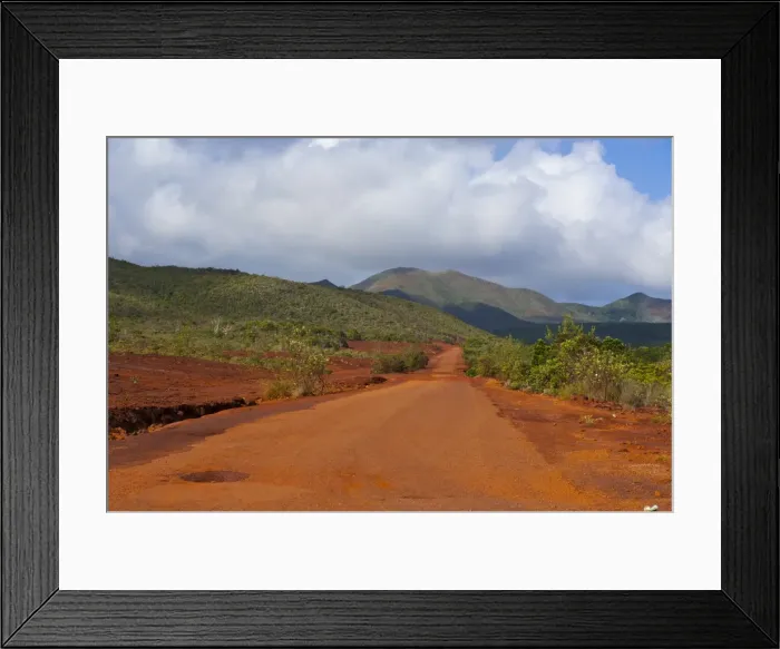 Framed Print : Red soil on the south coast of Grande Terre, New Caledonia, Melanesia, South Pacific, Pacific Framed Print : Red soil on the south coast of Grande Terre, New Caledonia, Melanesia, South Pacific, Pacific