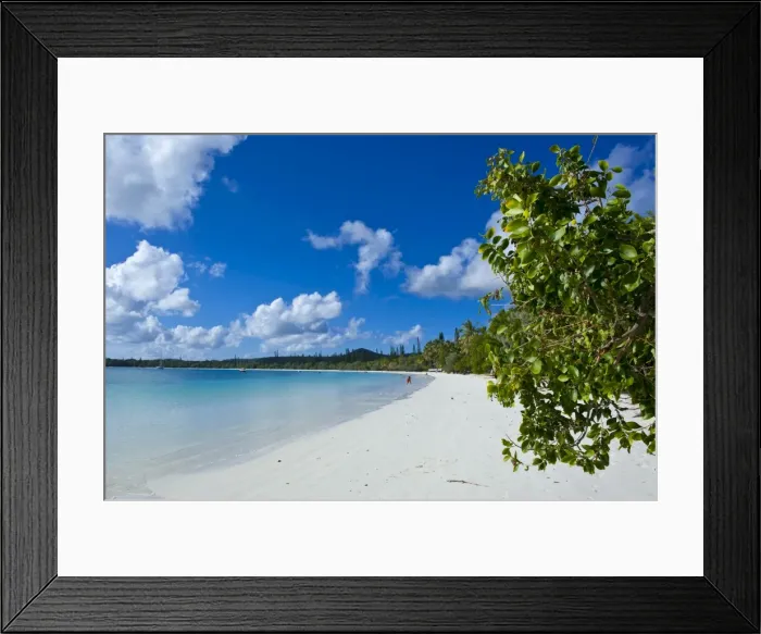 Framed Print : White sand beach, Bay de Kanumera, Ile des Pins, New Caledonia, Melanesia, South Pacific, Pacific Framed Print : White sand beach, Bay de Kanumera, Ile des Pins, New Caledonia, Melanesia, South Pacific, Pacific