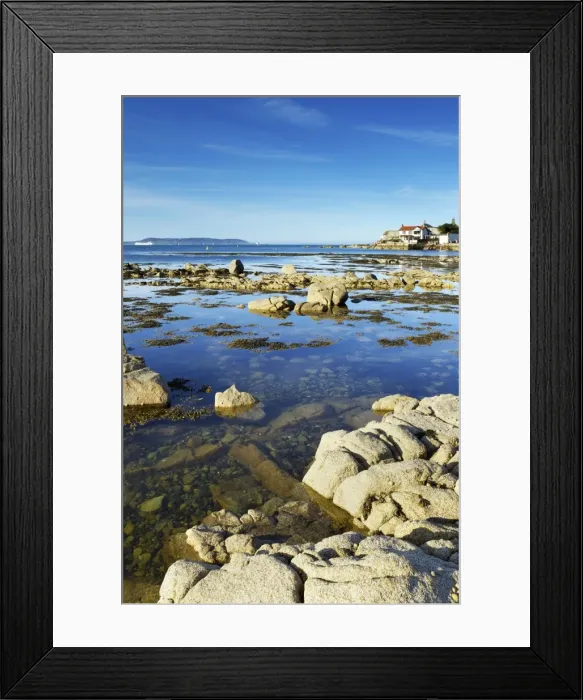 Framed Print : Sandycove, with James Joyce Tower Museum, Dublin, County Dublin, Republic of Ireland, Europe Framed Print : Sandycove, with James Joyce Tower Museum, Dublin, County Dublin, Republic of Ireland, Europe