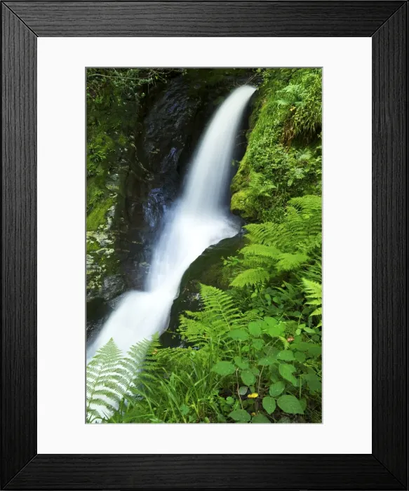Framed Print : Waterfall, Glendalough, County Wicklow, Leinster, Republic of Ireland, Europe Framed Print : Waterfall, Glendalough, County Wicklow, Leinster, Republic of Ireland, Europe