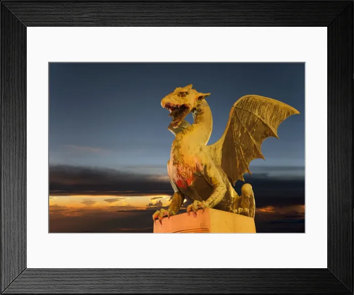 Framed Print : Ljubljana, Slovenia, Europe Framed Print : Ljubljana, Slovenia, Europe