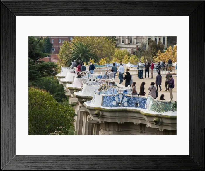 Framed Print : Guell Park (Parc Guell), Unesco World Heritage Site, Barcelona, Catalunya (Catalonia) (Cataluna), Spain, Europe Framed Print : Guell Park (Parc Guell), Unesco World Heritage Site, Barcelona, Catalunya (Catalonia) (Cataluna), Spain, Europe