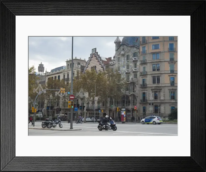 Framed Print : Casa Batllo by Gaudi, UNESCO World Heritage Site, and Casa Amatler by Cadafalch, Barcelona, Catalunya (Catalonia) (Cataluna), Spain, Europe Framed Print : Casa Batllo by Gaudi, UNESCO World Heritage Site, and Casa Amatler by Cadafalch, Barcelona, Catalunya (Catalonia) (Cataluna), Spain, Europe