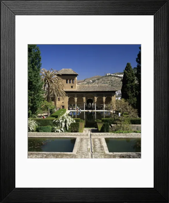 Framed Print : View over gardens, Alhambra Palace, UNESCO World Heritage Site, Granada, Andalucia, Spain, Europe Framed Print : View over gardens, Alhambra Palace, UNESCO World Heritage Site, Granada, Andalucia, Spain, Europe