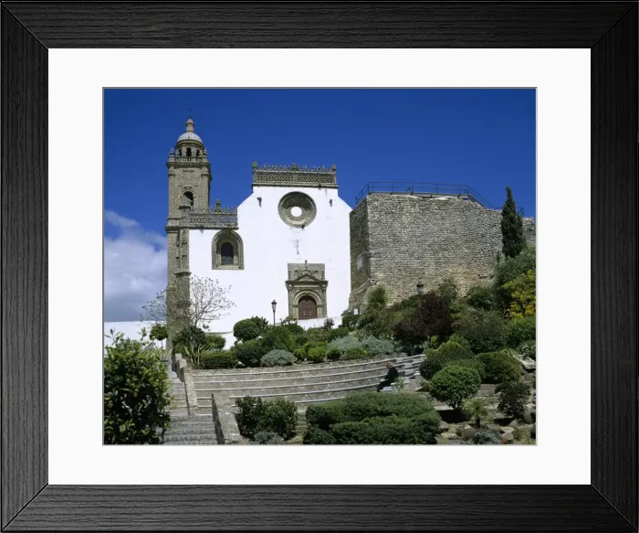 Framed Print : Plaza Iglesia Mayor and the church of Santa Maria la Coronada, Medina Sidonia, Andalucia, Spain, Europe Framed Print : Plaza Iglesia Mayor and the church of Santa Maria la Coronada, Medina Sidonia, Andalucia, Spain, Europe