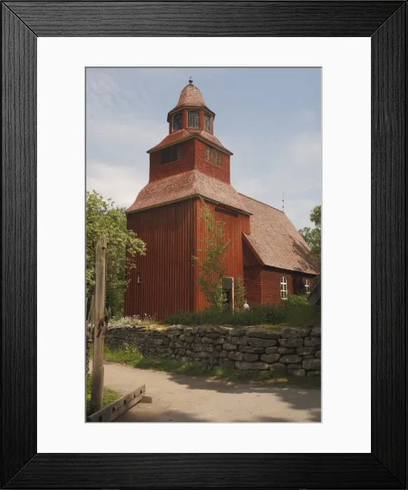 Framed Print : Seglora church, Skansen, Stockholm, Sweden, Scandinavia, Europe Framed Print : Seglora church, Skansen, Stockholm, Sweden, Scandinavia, Europe