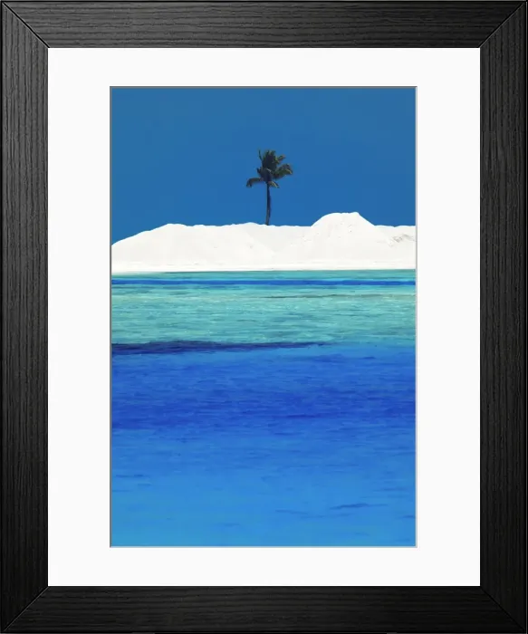 Framed Print : Sandbank and palm tree on tropical beach, Maldives, Indian Ocean, Asia Framed Print : Sandbank and palm tree on tropical beach, Maldives, Indian Ocean, Asia