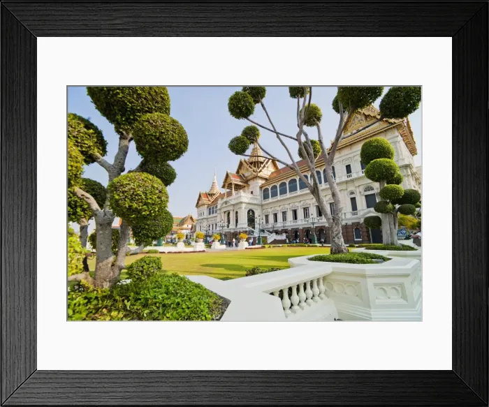 Framed Print : Chakri Maha Prasat Hall, Grand Palace, Bangkok, Thailand, Southeast Asia, Asia