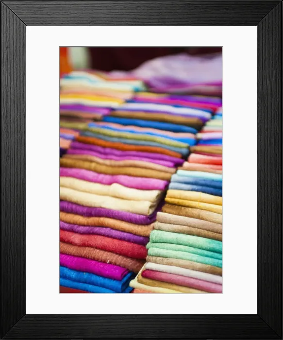 Framed Print : Traditional silk scarves of northern Thailand at the night market, Chiang Rai, Thailand, Southeast Asia, Asia Framed Print : Traditional silk scarves of northern Thailand at the night market, Chiang Rai, Thailand, Southeast Asia, Asia