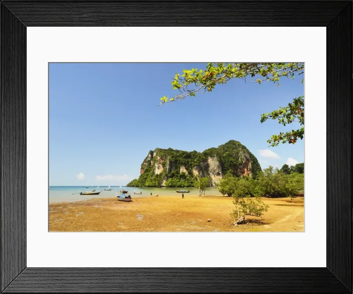 Framed Print : Railay East Bay, Rai Leh (Railay), Andaman Coast, Krabi Province, Thailand, Southeast Asia, Asia Framed Print : Railay East Bay, Rai Leh (Railay), Andaman Coast, Krabi Province, Thailand, Southeast Asia, Asia