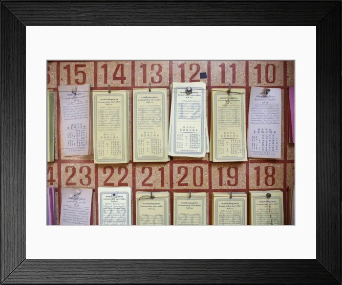 Framed Print : Fortune telling sheets, Pak Chonk, Thailand, Southeast Asia, Asia Framed Print : Fortune telling sheets, Pak Chonk, Thailand, Southeast Asia, Asia