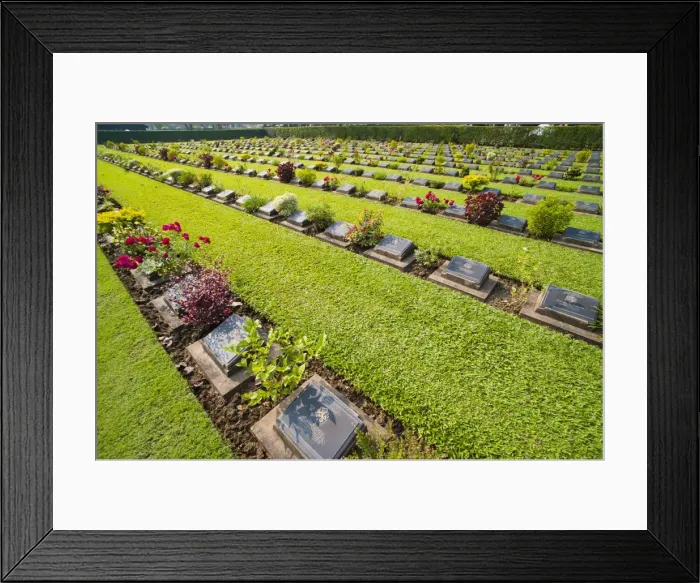 Framed Print : Lines of hundreds of graves at Kanchanaburi War Cemetery, Thailand, Southeast Asia, Asia Framed Print : Lines of hundreds of graves at Kanchanaburi War Cemetery, Thailand, Southeast Asia, Asia