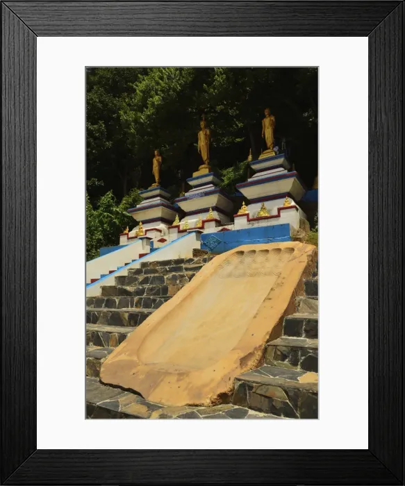 Framed Print : Buddha footprint, Tiger Cave Temple (Wat Tham Suea), Krabi Province, Thailand, Southeast Asia, Asia Framed Print : Buddha footprint, Tiger Cave Temple (Wat Tham Suea), Krabi Province, Thailand, Southeast Asia, Asia