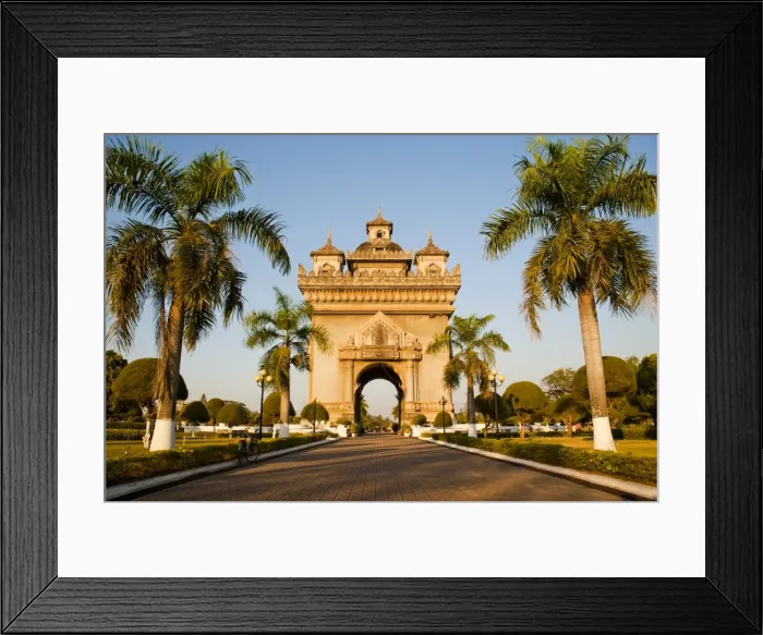 Framed Print : Patuxai, (Victory Gate), a replica of Arc de Triomphe, Vientiane, Laos, Indochina, Southeast Asia, Asia Framed Print : Patuxai, (Victory Gate), a replica of Arc de Triomphe, Vientiane, Laos, Indochina, Southeast Asia, Asia