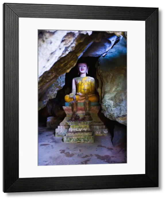 Framed Print : Buddha hidden in the Tham Sang Caves, Vang Vieng, Laos, Indochina, Southeast Asia, Asia Framed Print : Buddha hidden in the Tham Sang Caves, Vang Vieng, Laos, Indochina, Southeast Asia, Asia