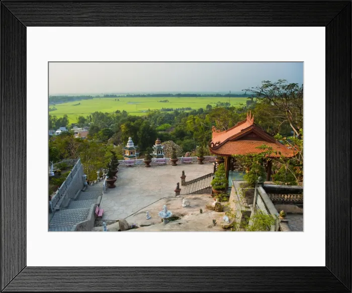 Framed Print : Temple at Sam Mountain, Mekong Delta, Vietnam, Indochina, Southeast Asia, Asia