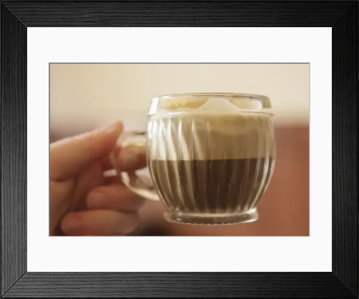 Framed Print : Close-up of Vietnamese coffee, with froth of beaten egg and sugar, Vietnam, Indochina, Southeast Asia, Asia Framed Print : Close-up of Vietnamese coffee, with froth of beaten egg and sugar, Vietnam, Indochina, Southeast Asia, Asia