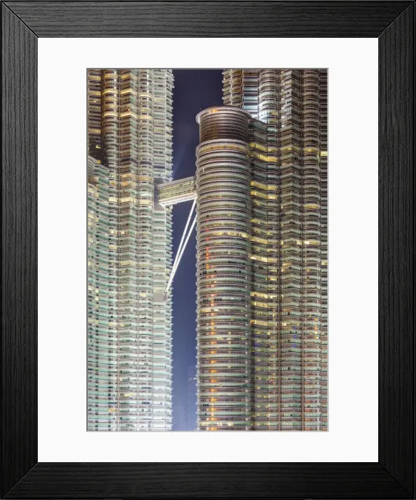 Framed Print : Detail view of the Petronas Twin Towers, Kuala Lumpur, Malaysia, Southeast Asia, Asia Framed Print : Detail view of the Petronas Twin Towers, Kuala Lumpur, Malaysia, Southeast Asia, Asia