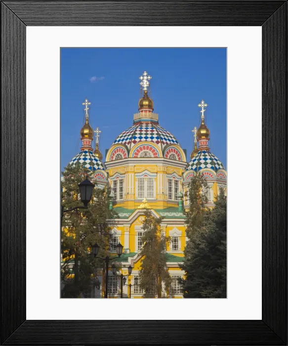 Framed Print : Zenkov Cathedral, built entirely of wood, Panfilov Park, Almaty, Kazakhstan, Central Asia, Asia Framed Print : Zenkov Cathedral, built entirely of wood, Panfilov Park, Almaty, Kazakhstan, Central Asia, Asia