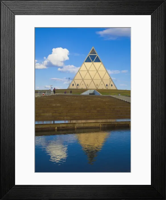 Framed Print : Palace of Peace and Reconciliation pyramid designed by Sir Norman Foster, Astana, Kazakhstan, Central Asia, Asia