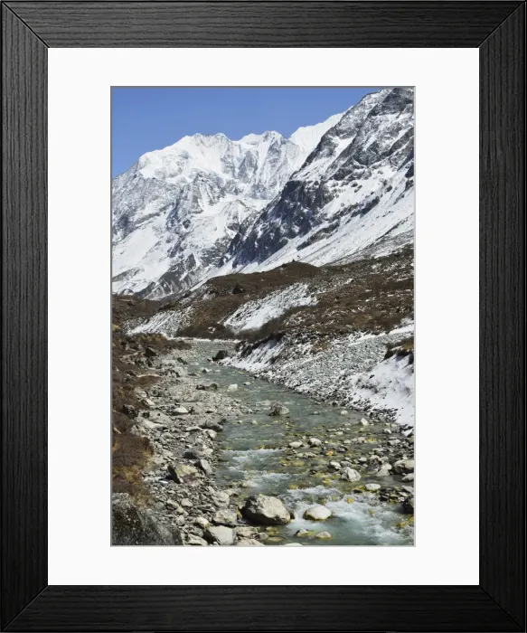 Framed Print : Langtang Valley and Langtang Khola, Langtang National Park, Bagmati, Central Region (Madhyamanchal), Nepal, Himalayas, Asia Framed Print : Langtang Valley and Langtang Khola, Langtang National Park, Bagmati, Central Region (Madhyamanchal), Nepal, Himalayas, Asia
