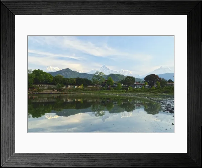 Framed Print : Annapurna Himal, Machapuchare and Phewa Tal seen from Pokhara, Gandaki Zone, Western Region, Nepal, Himalayas, Asia Framed Print : Annapurna Himal, Machapuchare and Phewa Tal seen from Pokhara, Gandaki Zone, Western Region, Nepal, Himalayas, Asia