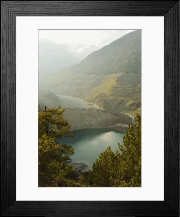 Framed Print : Gangapurna Lake, Marsyangdi River Valley, Annapurna Conservation Area, Gandaki, Western Region (Pashchimanchal), Nepal, Himalayas, Asia Framed Print : Gangapurna Lake, Marsyangdi River Valley, Annapurna Conservation Area, Gandaki, Western Region (Pashchimanchal), Nepal, Himalayas, Asia
