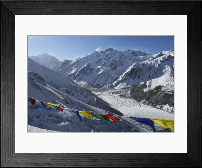 Framed Print : View of Langtang valley from Kyanjin Ri, Langtang National Park, Bagmati, Central Region (Madhyamanchal), Nepal, Himalayas, Asia Framed Print : View of Langtang valley from Kyanjin Ri, Langtang National Park, Bagmati, Central Region (Madhyamanchal), Nepal, Himalayas, Asia