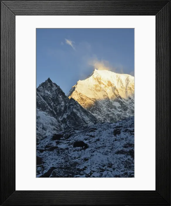 Framed Print : Yak and Langtang Lirung at sunrise, Langtang National Park, Bagmati, Central Region (Madhyamanchal), Nepal, Himalayas, Asia Framed Print : Yak and Langtang Lirung at sunrise, Langtang National Park, Bagmati, Central Region (Madhyamanchal), Nepal, Himalayas, Asia