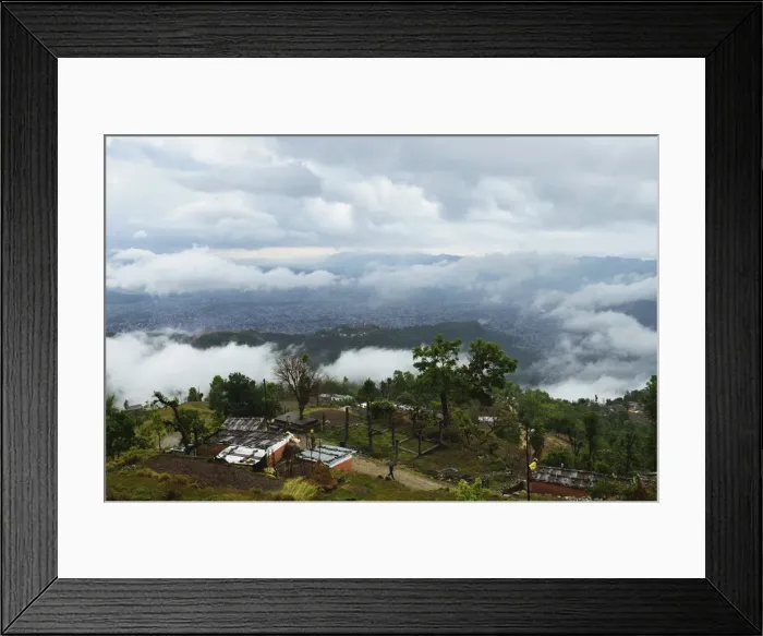 Framed Print : Rural landscape near Sarangkot, Gandaki Zone, Western Region, Nepal, Asia Framed Print : Rural landscape near Sarangkot, Gandaki Zone, Western Region, Nepal, Asia
